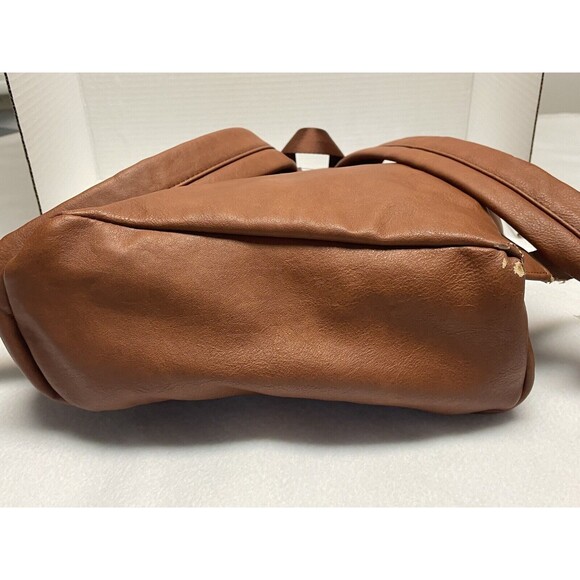 New Sonoma Goods For Life Essential Backpack Cognac Color. last Photo for wear - Picture 6 of 10